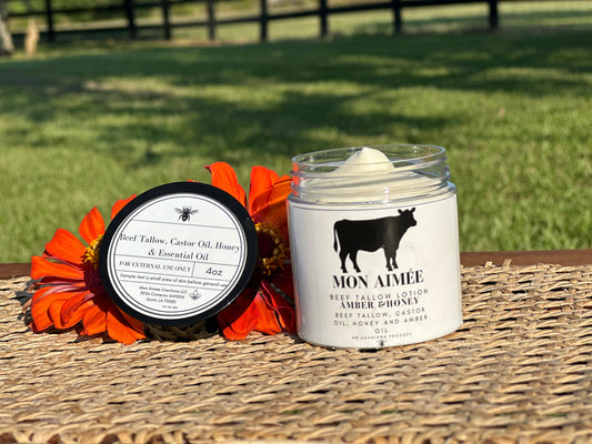 Beef Tallow Lotion 4oz